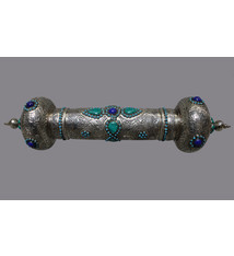 nickel silver Scroll Case   from Afghanistan