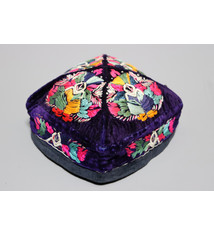 vintag hand embroidered  Tubiteyka hat cap Tajikistan, Kazakhstan, Kyrgyzstan, and Uzbekistan No:22/16