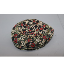 Vintage Seide handbestickt TEKKE Stammeshut für Kinder, Babymütze No:22/21