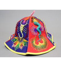 Chinese Silk Embroidered Child’s Miao Hat, Baby Cap No:22/28