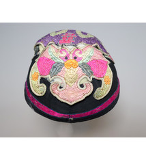 antique Chinese Silk Embroidered Child’s Miao Hat, Baby Cap No:22/ - 31