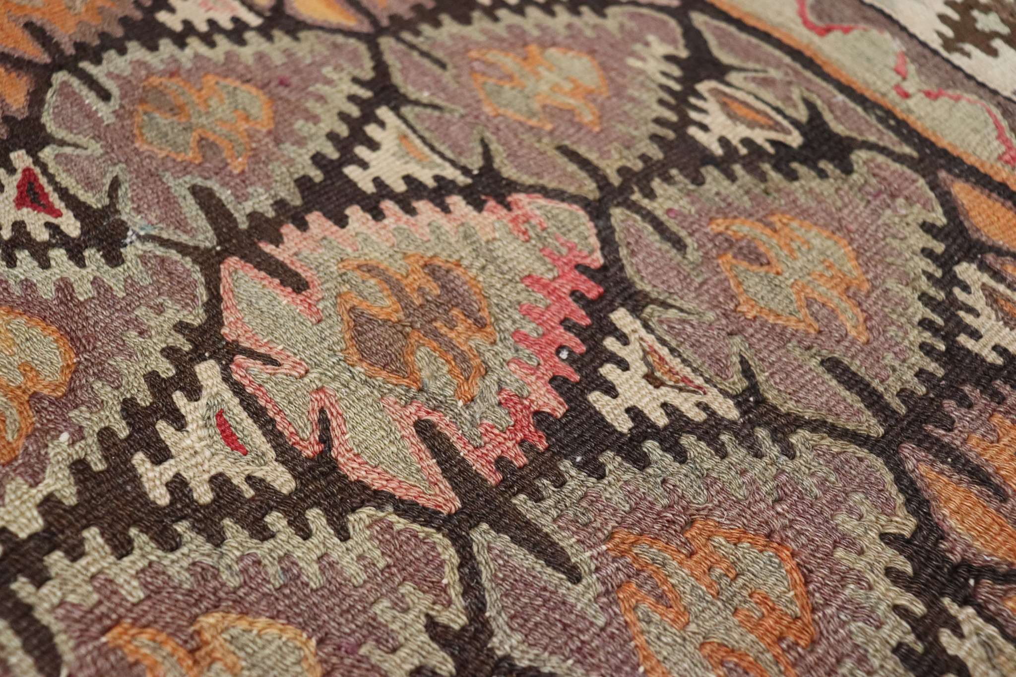 360x105  cm Antique rare oriental Fine  nomadic sarand Kilim rug No: -  421