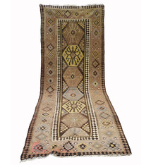 275x105 cm Antique rare oriental Fine  nomadic sarand Kilim rug No: - 830