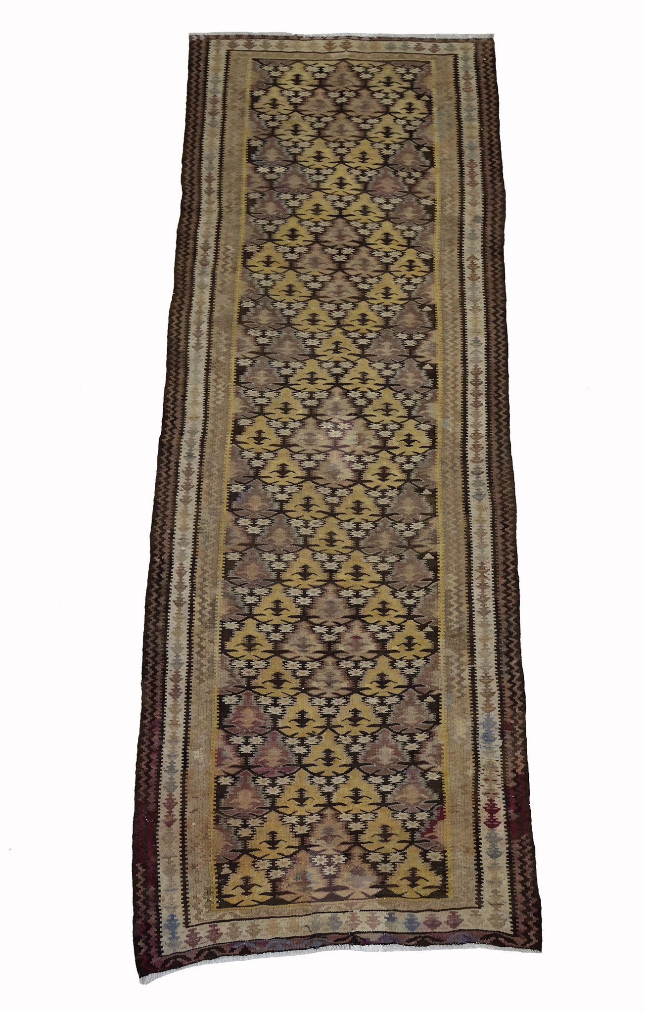 272x98 cm Antique rare oriental Fine  nomadic sarand Kilim rug No: -  575