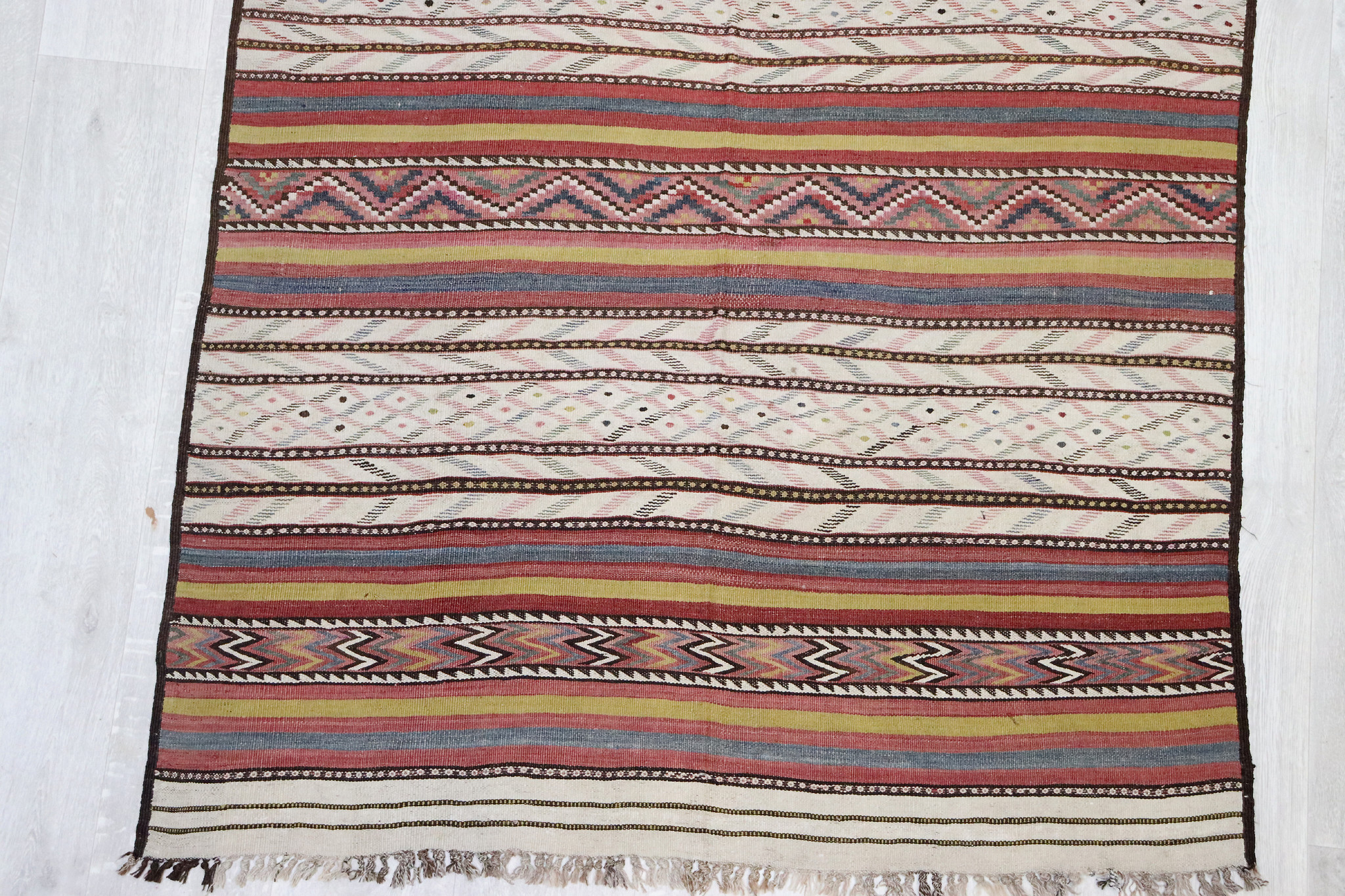 400x125 cm Antique rare oriental Fine  nomadic Tataren Kilim rug No: - 355