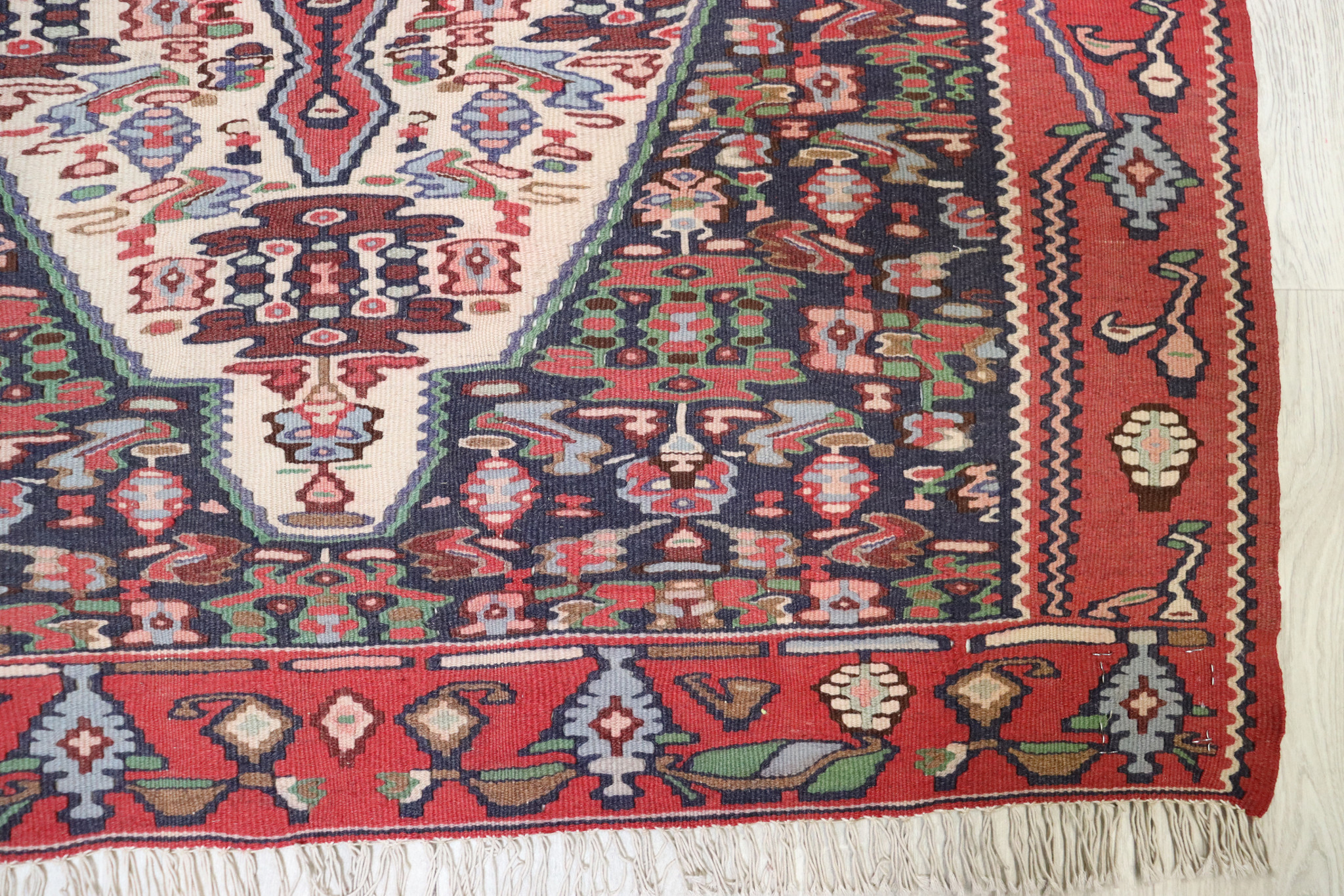 158x113 cm vintage rare oriental Fine  nomadic sarme Kilim rug No: -  591