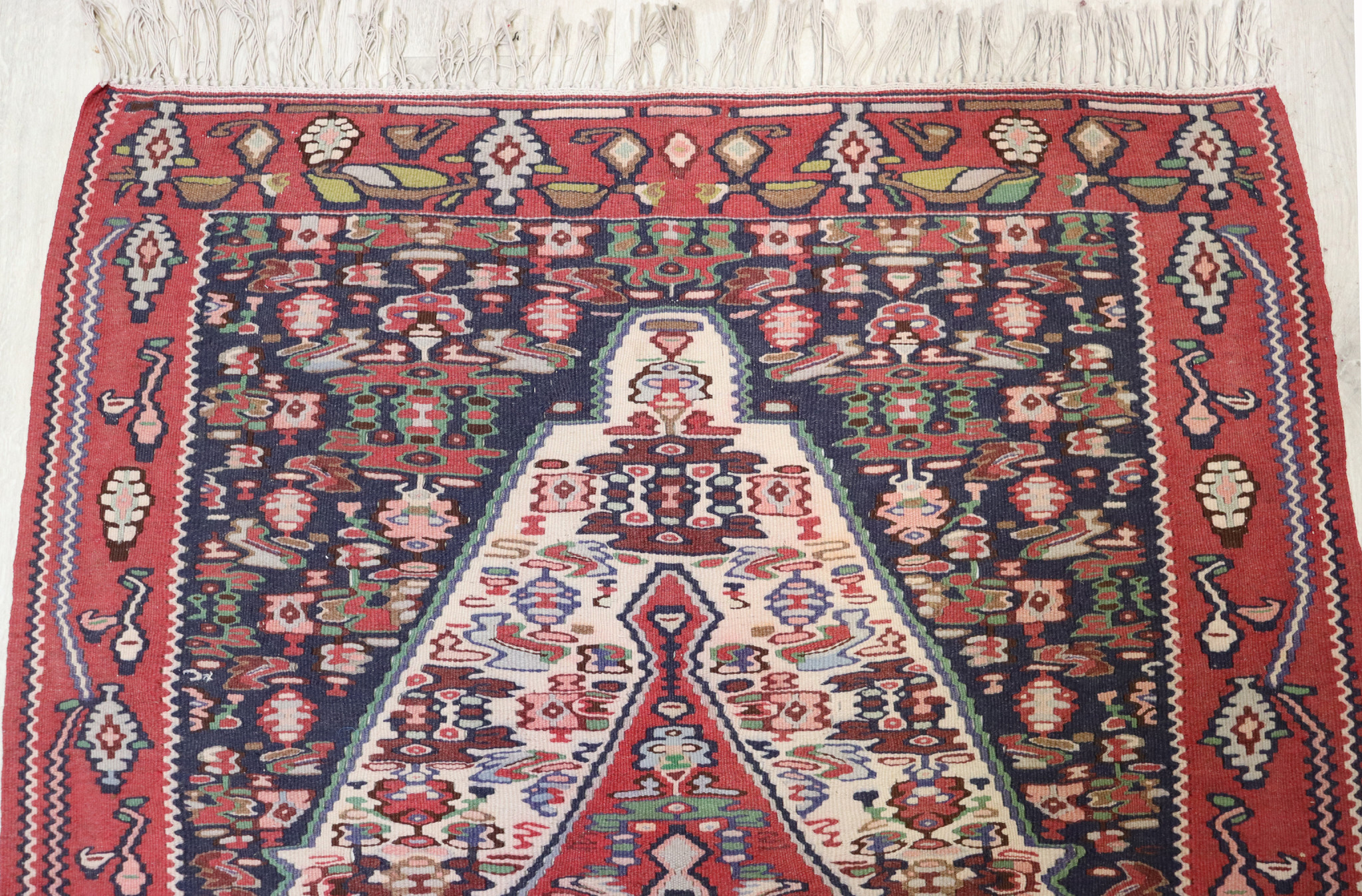 158x113 cm vintage rare oriental Fine  nomadic sarme Kilim rug No: -  591