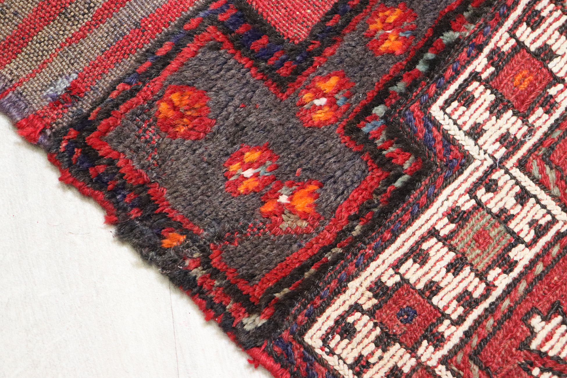 140x85 cm Antique rare oriental Fine  nomadic sumakh Kilim rug No: -539B