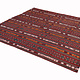 175x165  cm vintage rare oriental Fine nomadic sarme Kilim rug No: 22/1