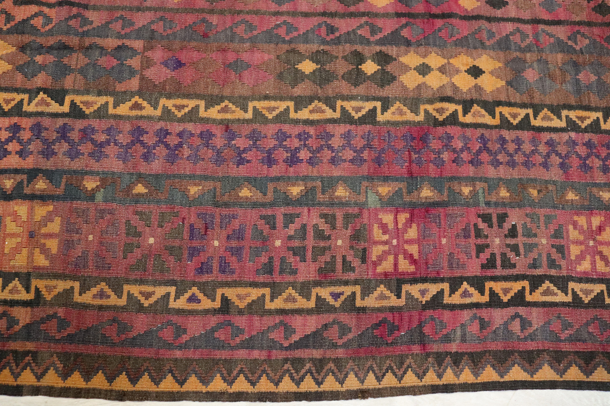 305x245   cm Afghan natural colors nomadic Kilim rug  No:  - 216