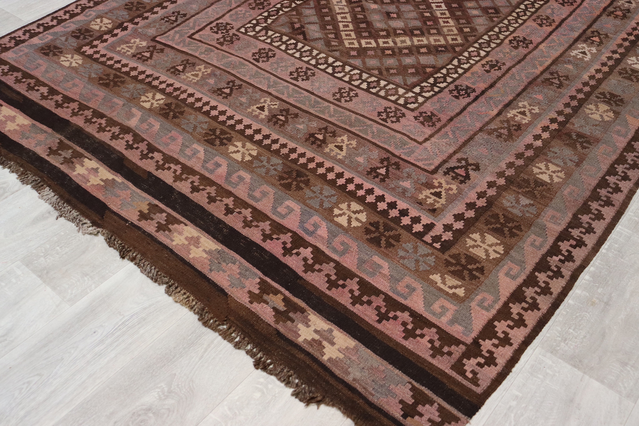 295x195   cm Afghan natural colors nomadic Kilim rug  No:  - 250
