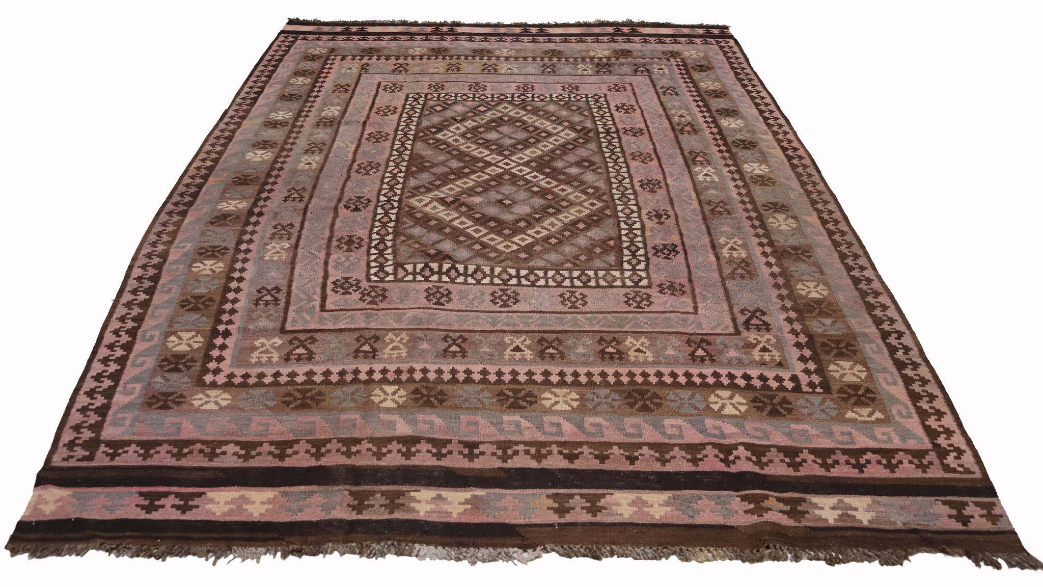 295x195   cm Afghan natural colors nomadic Kilim rug  No:  - 250