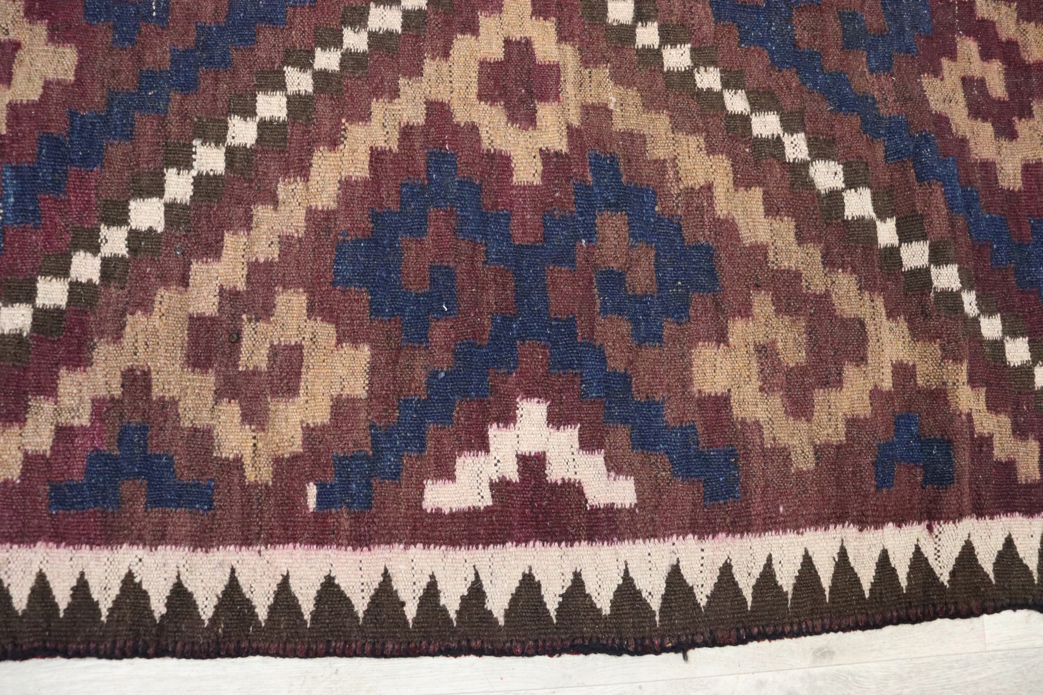 330x110    cm Afghan natural colors nomadic Kilim rug  No:  - 280