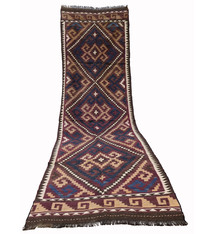 330x110    cm Afghan natural colors nomadic Kilim rug  No:  - 280