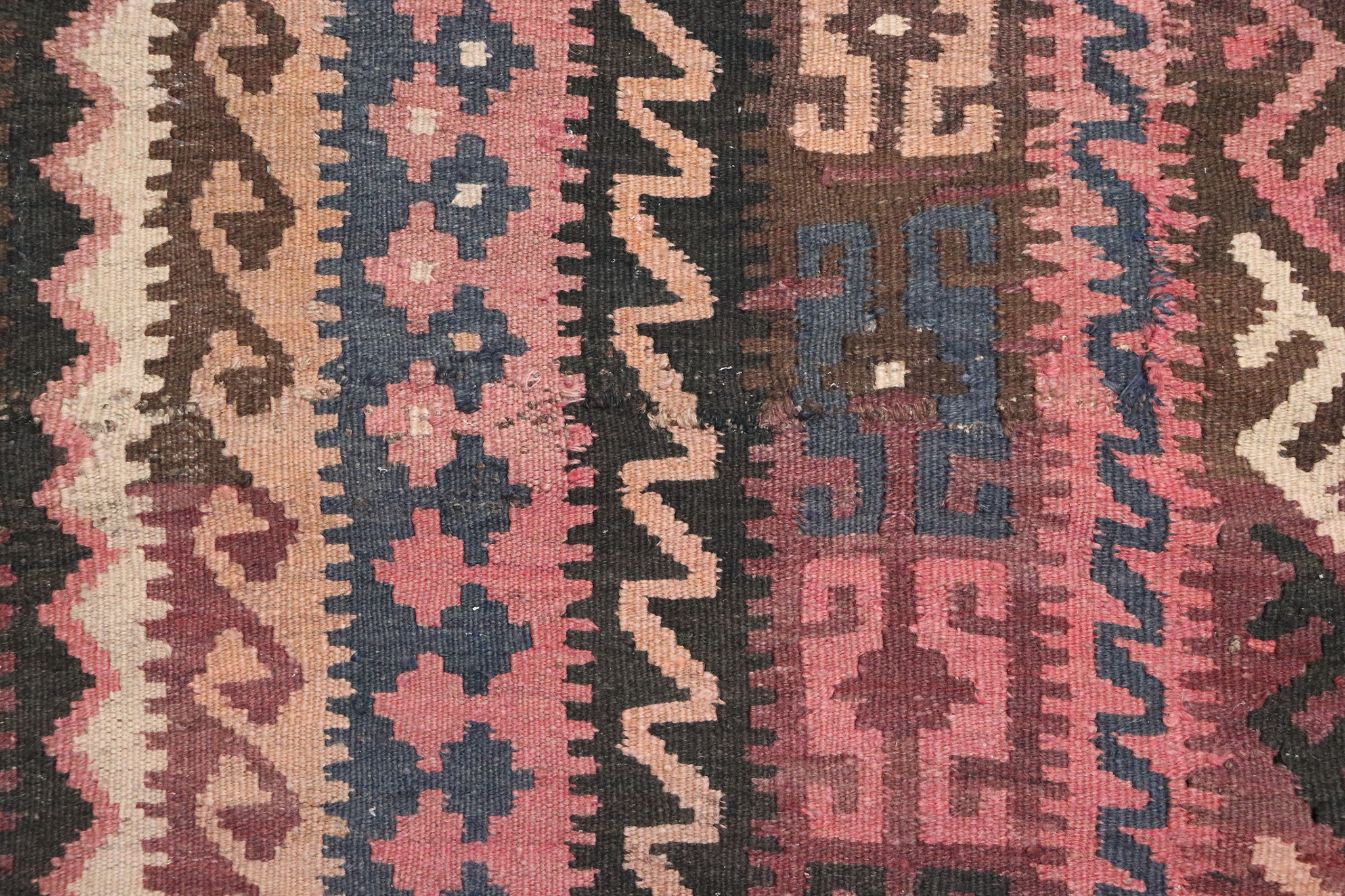 410x245    cm Afghan natural colors nomadic Kilim rug  No:  - 217