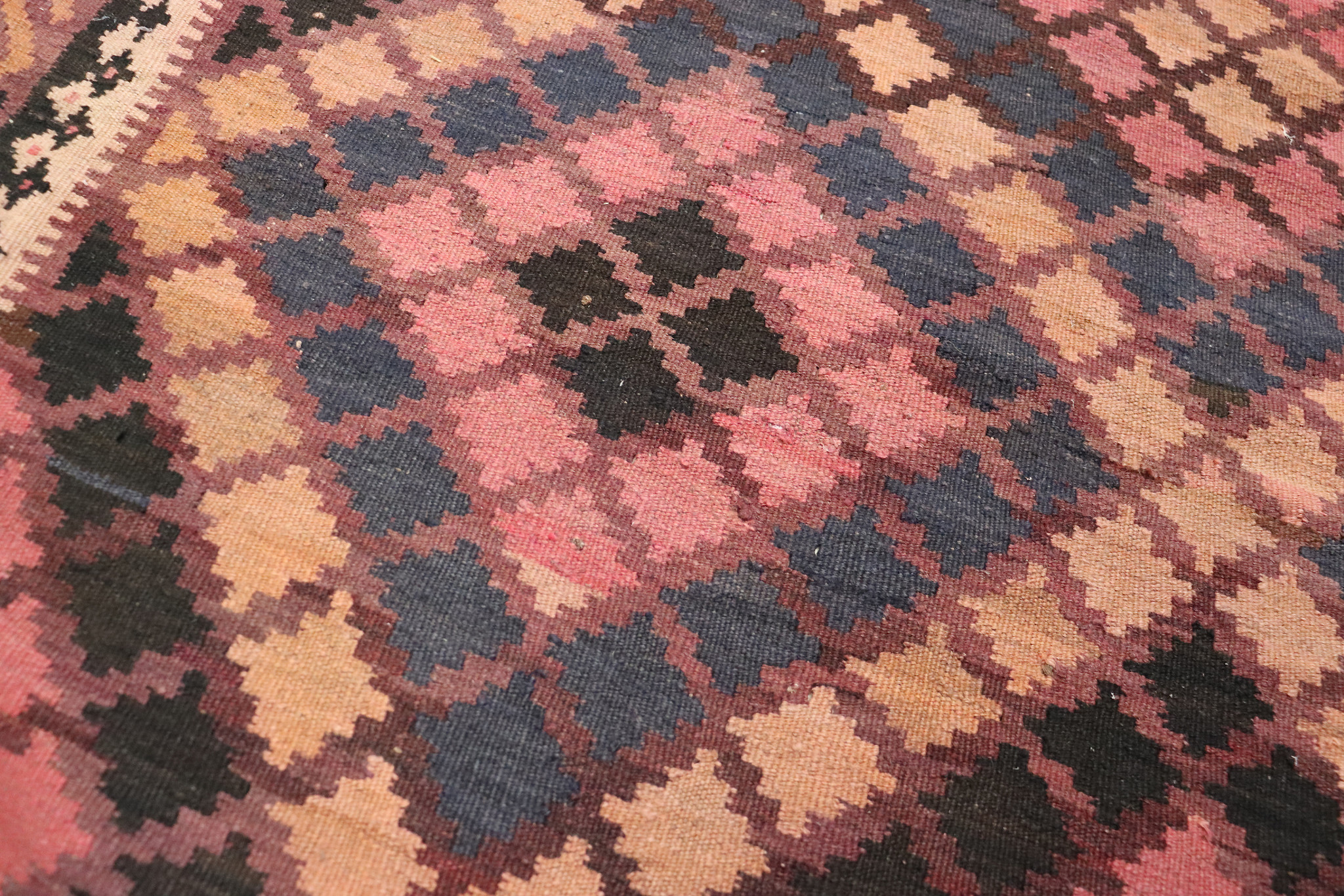 410x245    cm Afghan natural colors nomadic Kilim rug  No:  - 217