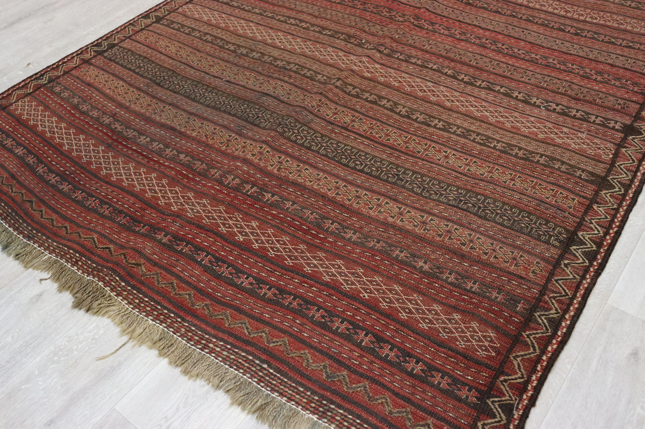 330x160 cm very rare oriental Fine  nomadic Mashhadi Kilim rug No: - 59