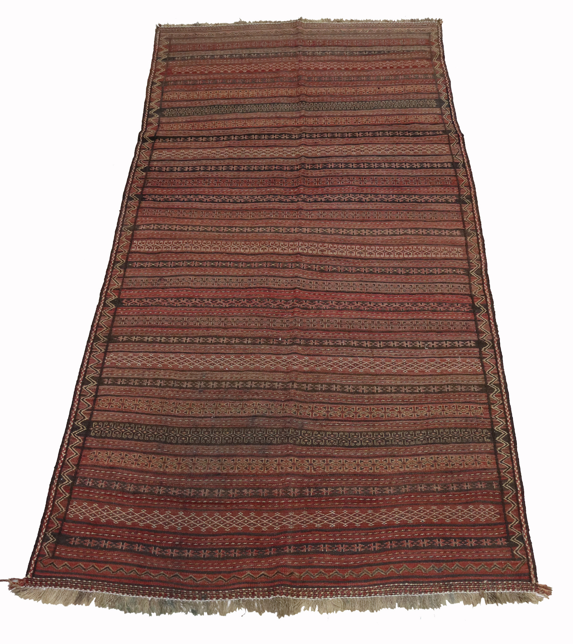 330x160 cm very rare oriental Fine  nomadic Mashhadi Kilim rug No: - 59