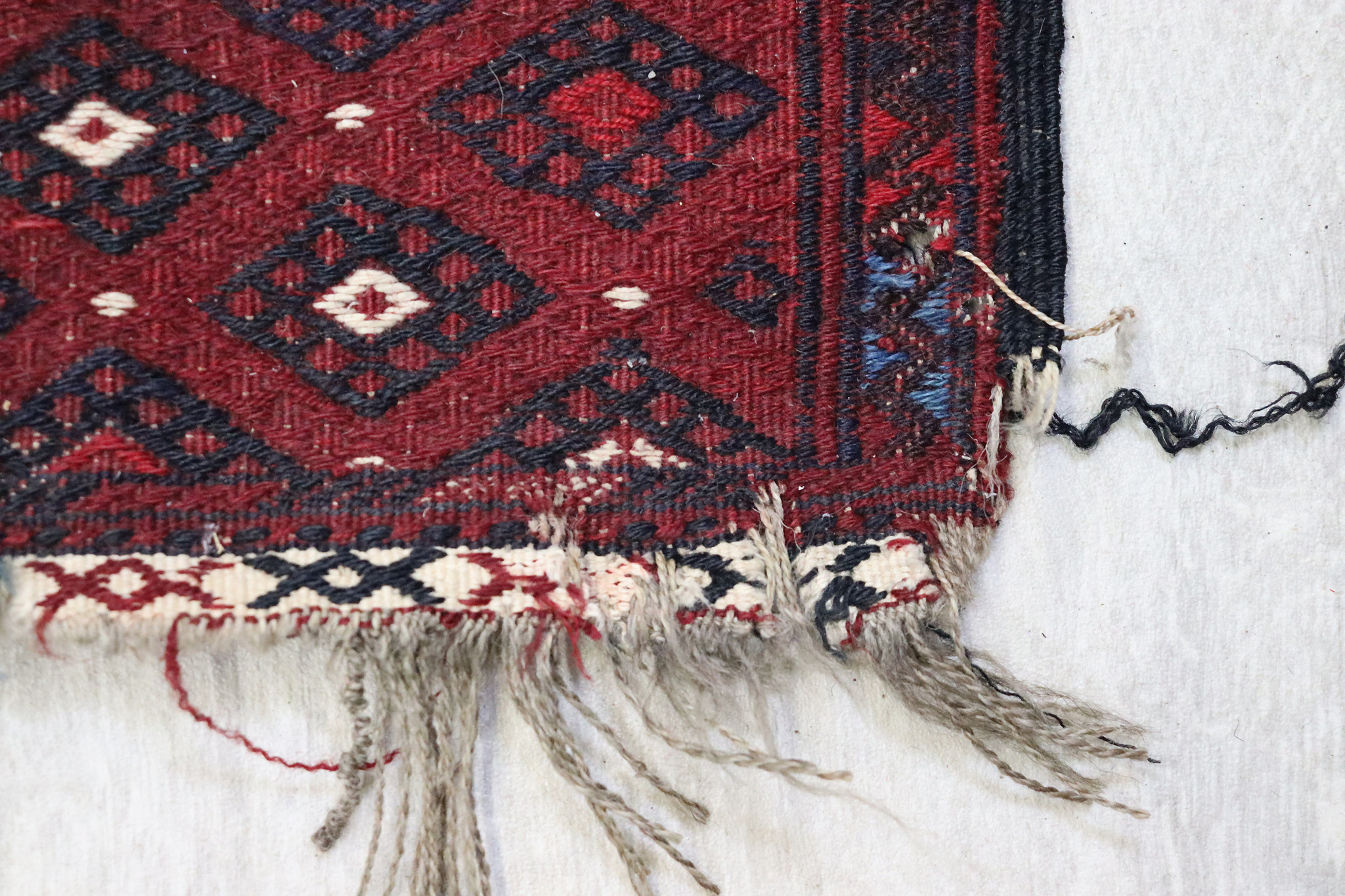 400x240  cm antique Nomadic Turkmen jumod sumakh kilim No: 478