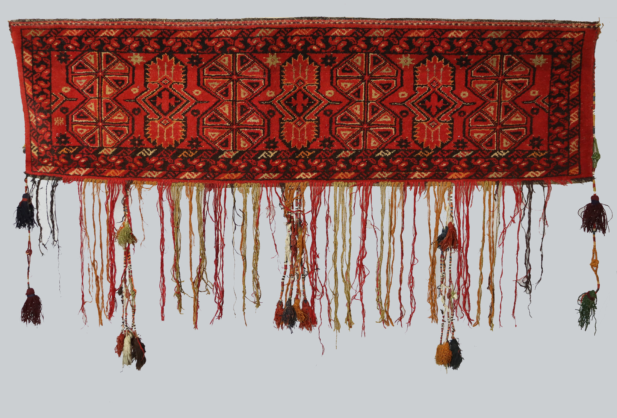 152x90 cm Antik Turkmenische Nomaden Zelttasche tasche Torba aus Afghanistan jaller Nr:22/B