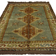 145x120 cm  Vintage handgeknüpfte Türkische Kars Orientteppich Nr: TRK-2