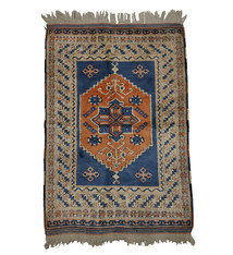 142x97 cm  Vintage handgeknüpfte Türkische Kars Orientteppich Nr: TRK-5265