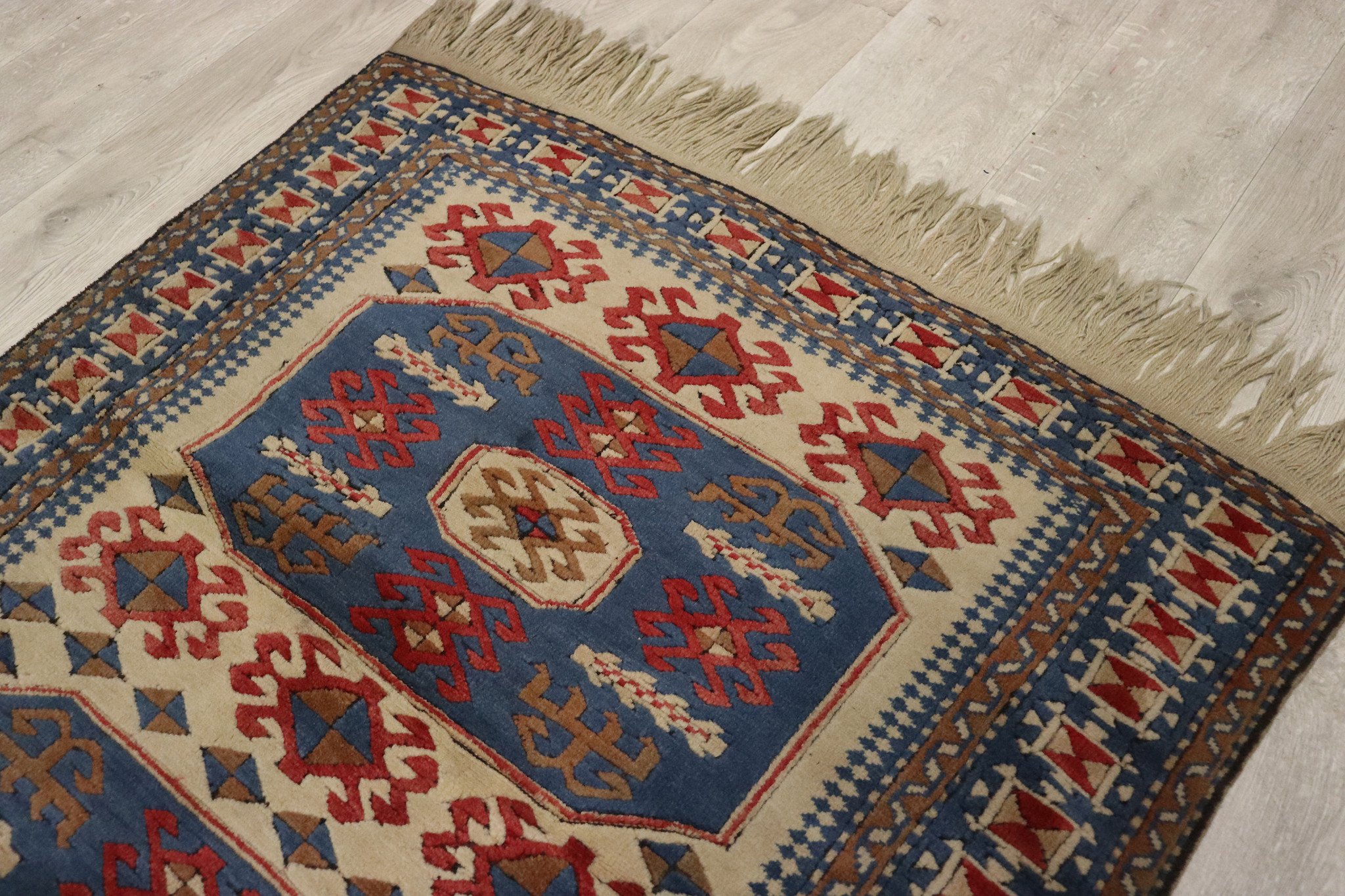 190x102 cm vintage Yagcibedir Turkish rug carpet No: TRK-4
