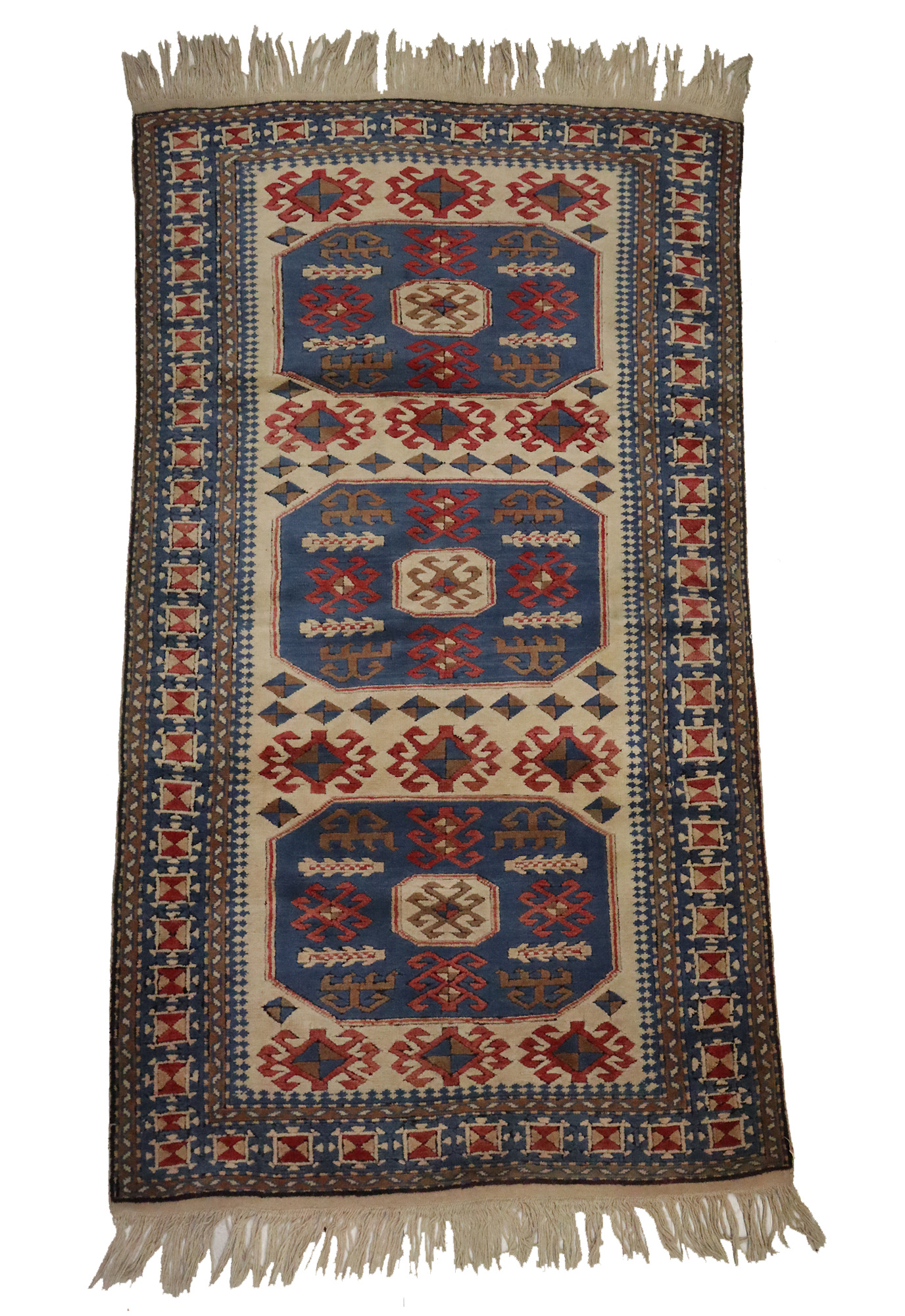 190x102 cm vintage Yagcibedir Turkish rug carpet No: TRK-4