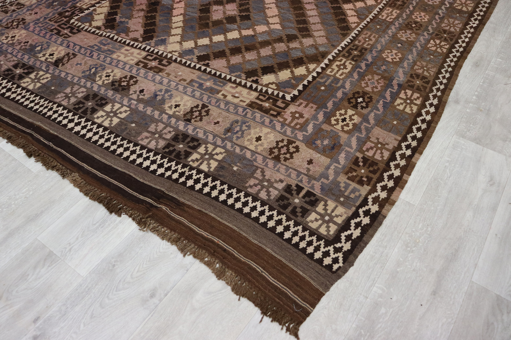 275x200    cm Afghan natural colors nomadic Kilim rug  No:  - 287