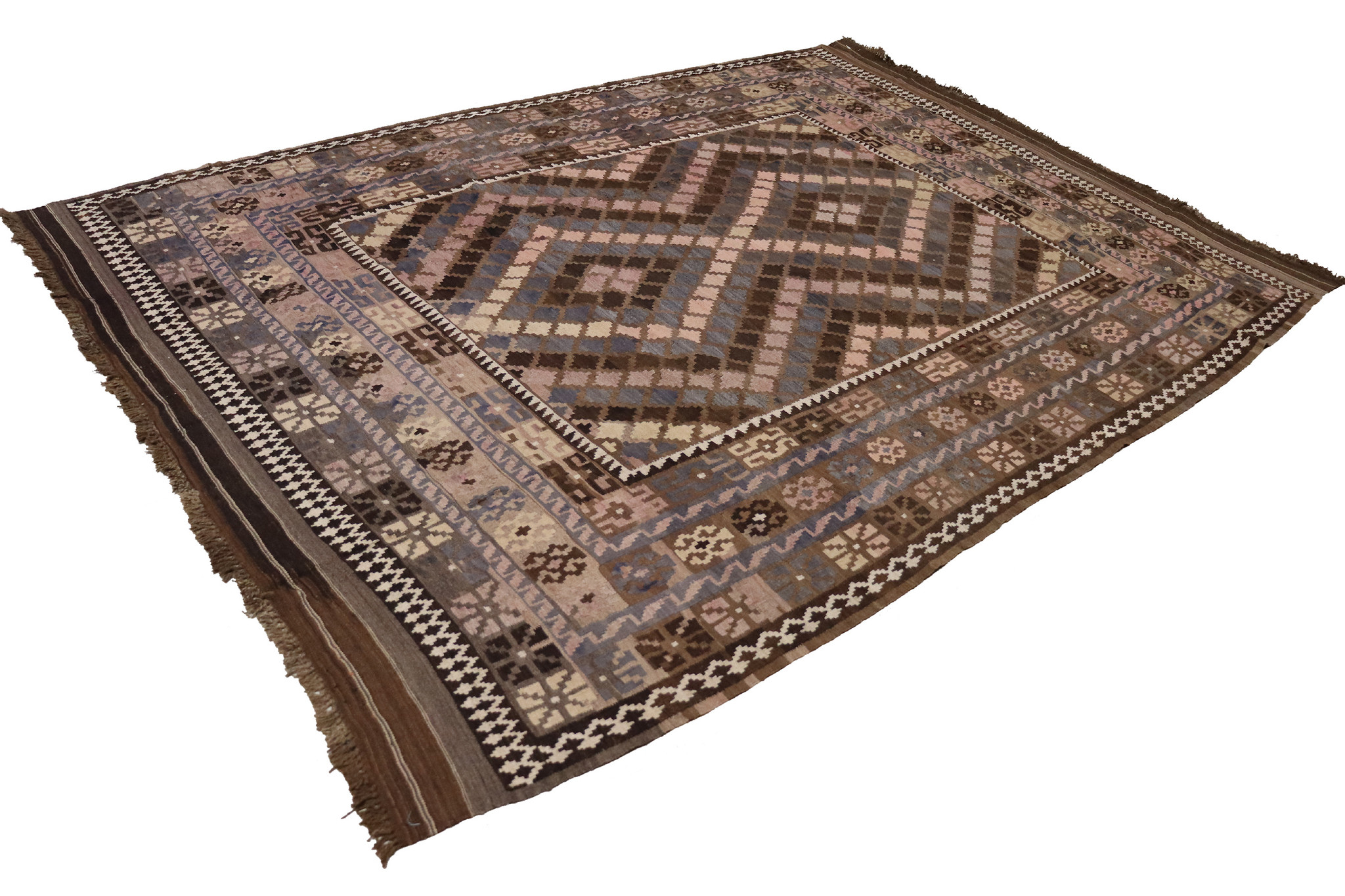 275x200    cm Afghan natural colors nomadic Kilim rug  No:  - 287