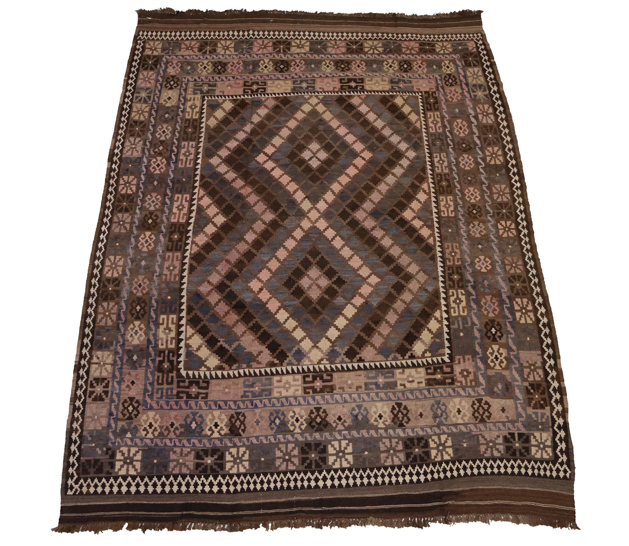 275x200    cm Afghan natural colors nomadic Kilim rug  No:  - 287