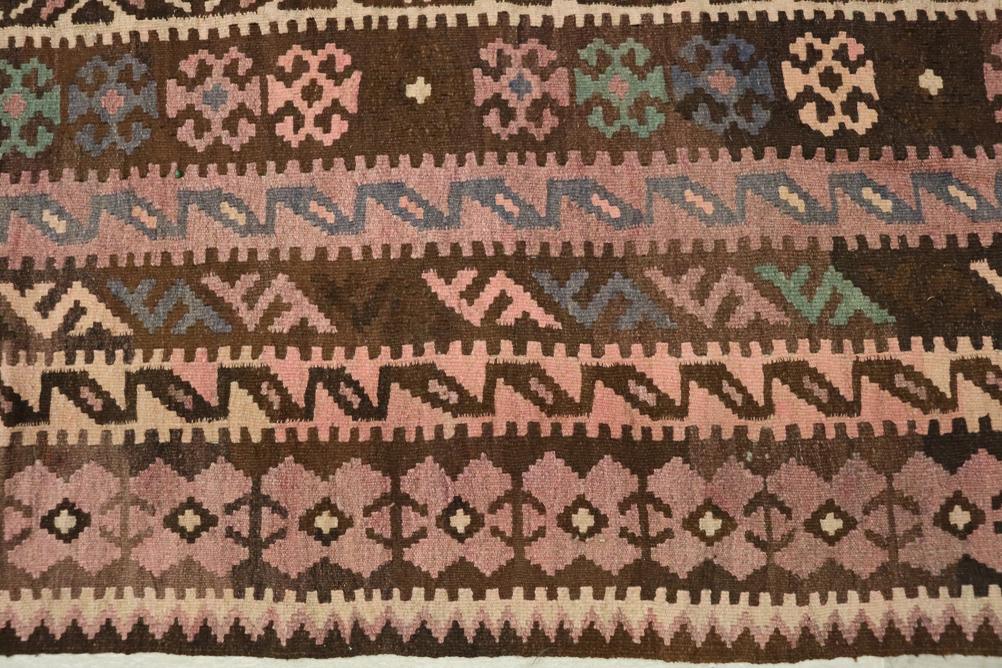 320x225    cm Afghan natural colors nomadic Kilim rug  No:  - 297