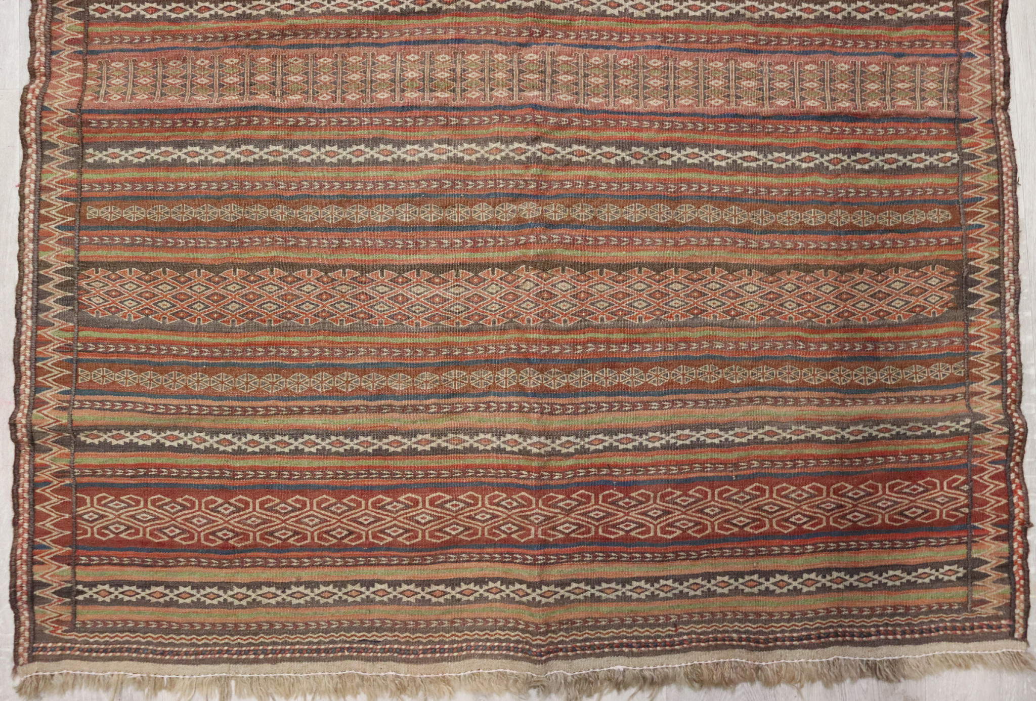 305x150 cm very rare oriental Fine  nomadic Mashhadi Kilim rug No: - 62