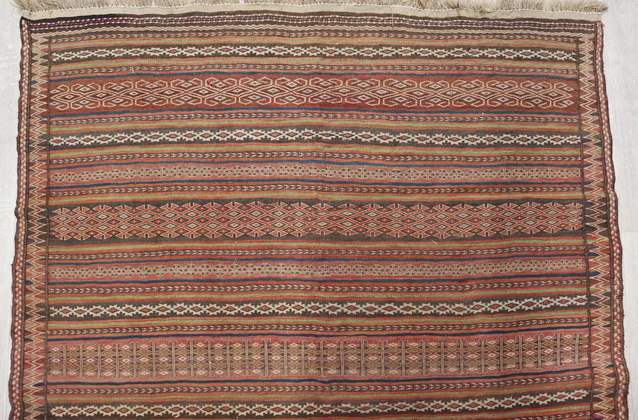 305x150 cm very rare oriental Fine  nomadic Mashhadi Kilim rug No: - 62