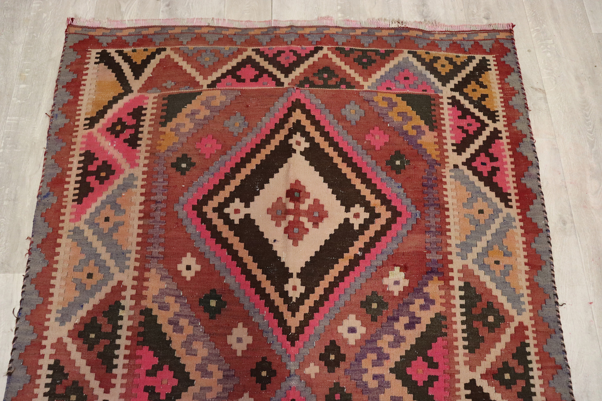 345x135 cm very rare oriental Fine  nomadic Shiraz Kilim rug No: - 463