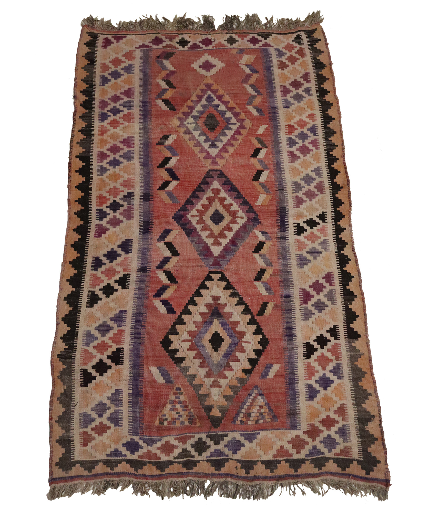 230x140 cm vintage handgewebte Nomaden  Shiraz kelim  No: - 22A