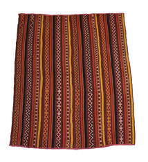 175x145 cm vintage rare oriental Fine nomadic Uzbek  Jejim Kilim rug No: 659