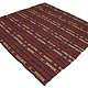 170x170 cm vintage rare oriental Fine nomadic Uzbek  Jejim Kilim rug No: 22B