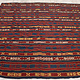 170x170 cm vintage handgewebte Nomaden Uzbek  Jejim kelim  Nr. 22B