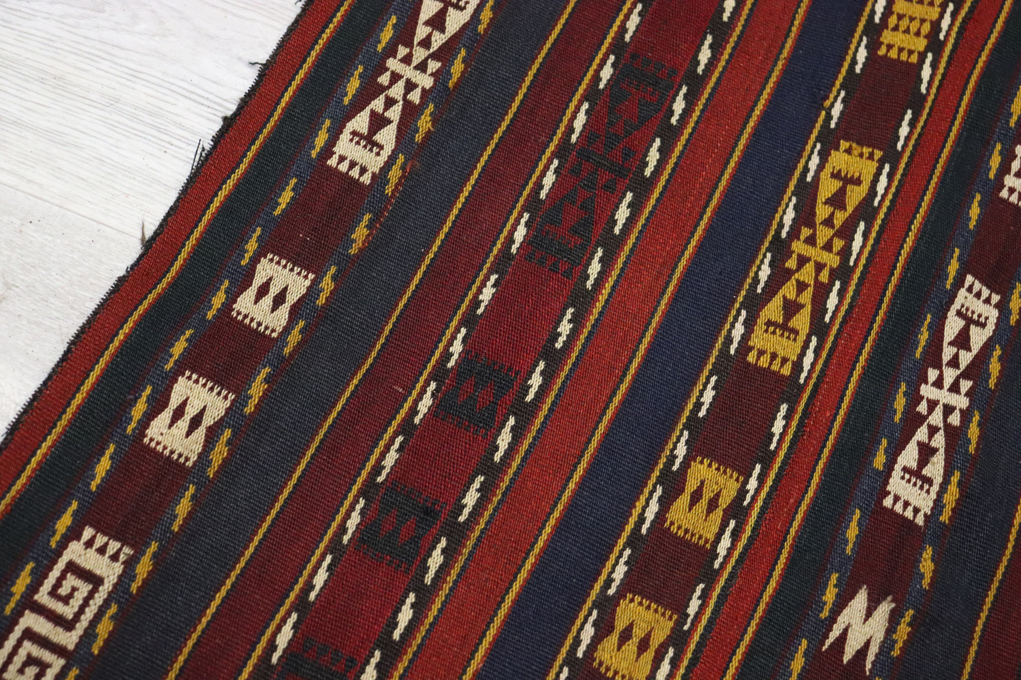 180x120 cm vintage rare oriental Fine nomadic Uzbek  Jejim Kilim rug No: 22C