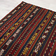 180x120 cm vintage rare oriental Fine nomadic Uzbek  Jejim Kilim rug No: 22C
