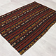 180x120 cm vintage rare oriental Fine nomadic Uzbek  Jejim Kilim rug No: 22C