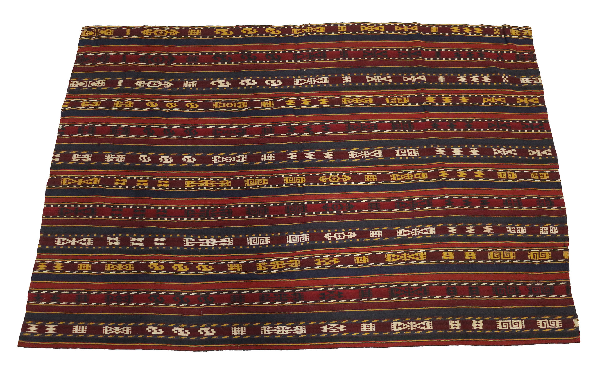 180x120 cm vintage handgewebte Nomaden Uzbek  Jejim kelim  Nr. 22C