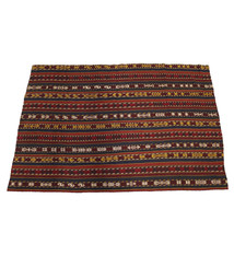 180x120 cm vintage handgewebte Nomaden Uzbek  Jejim kelim  Nr.  22C