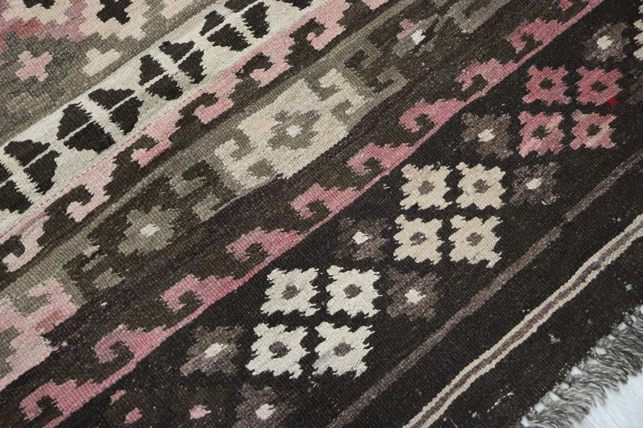 315x195   cm Afghan natural colors nomadic Kilim rug  No:  - 296