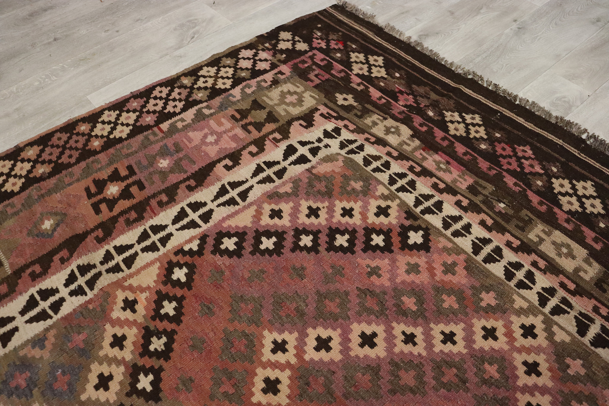 315x195   cm Afghan natural colors nomadic Kilim rug  No:  - 296