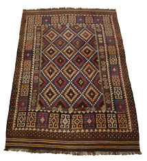 300x210  cm Afghan natural colors nomadic Kilim rug  No:  - 245