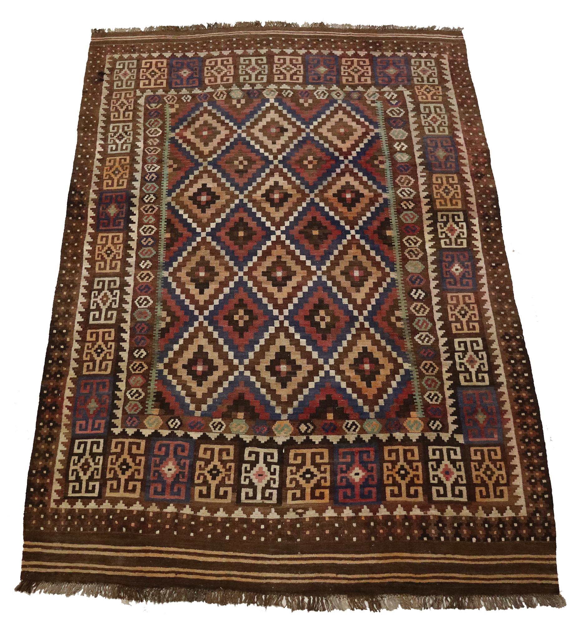 300x210    cm Afghan natural colors nomadic Kilim rug  No:  - 245