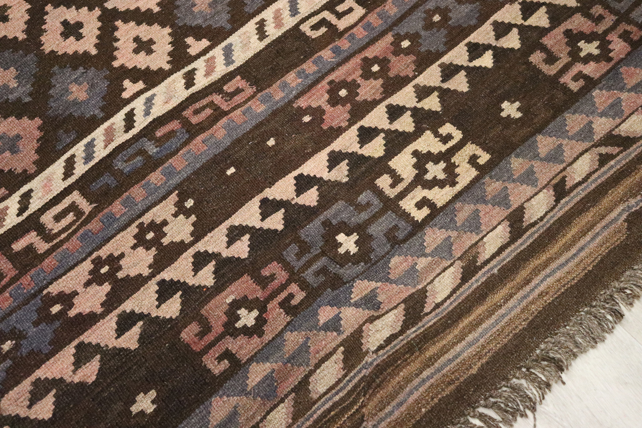 315x195    cm Afghan natural colors nomadic Kilim rug  No:  - 396