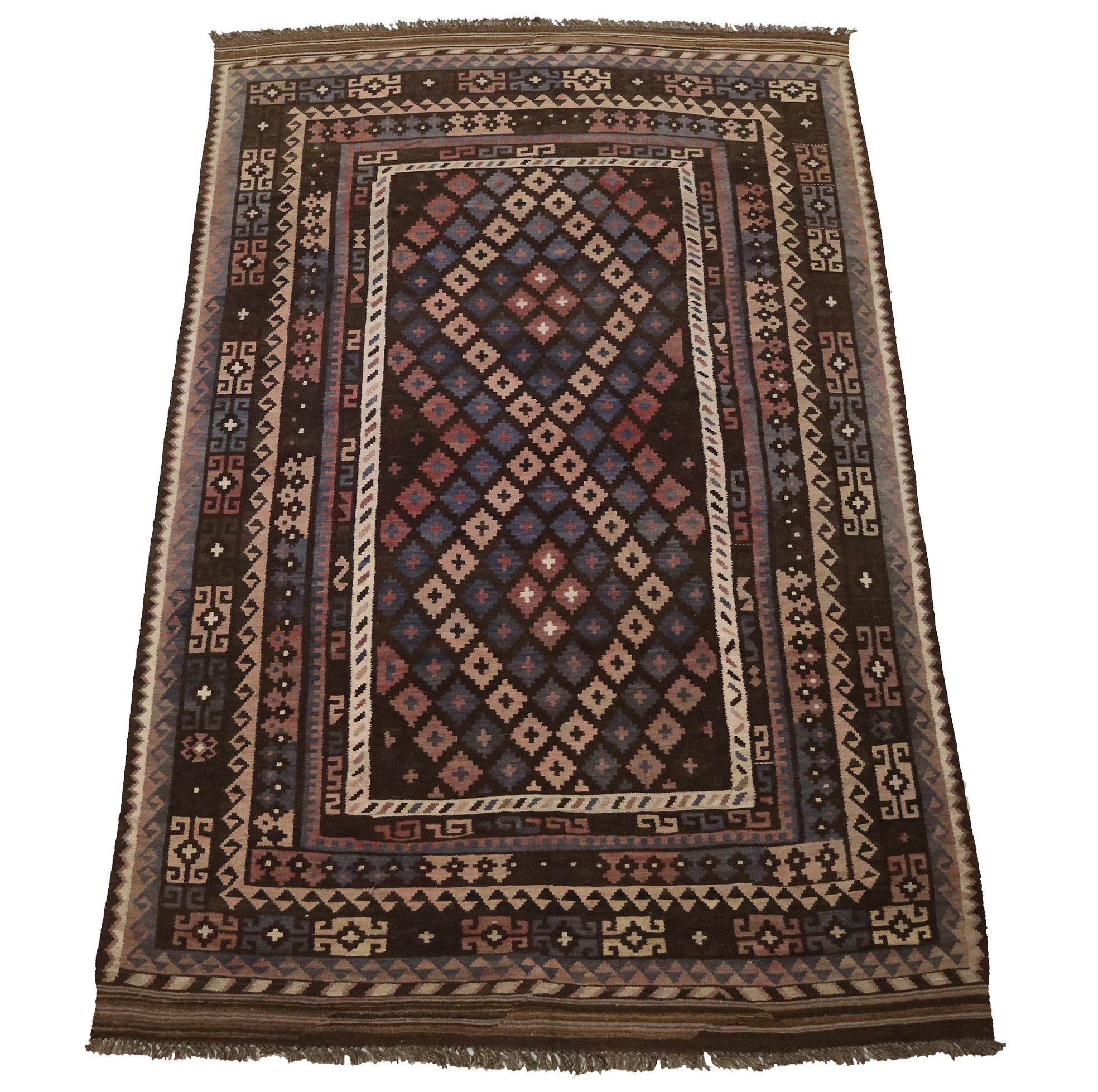 315x195    cm Afghan natural colors nomadic Kilim rug  No:  - 396